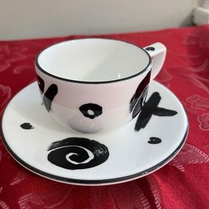 Espresso cups and saucer